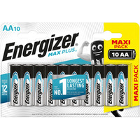 Bateria ENERGIZER Max Plus, AA, LR6, 1, 5V, 10szt