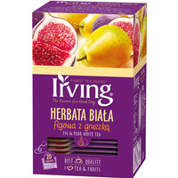 Herbata IRVING, biaa, figa z gruszk, 20 kopert