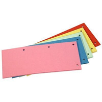 Przek�adka kartonowa 1/3 A4 ��ta (100szt) NATUNA