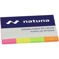 Zak�adka indeksuj�ca 20x50mm 4x40k brilliant NATUNA (NSP20/50/D)