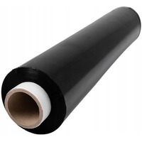 Folia stretch NATUNA 2, 5kg 23mic czarna rozci�gliwo�� 170% (oko�o 230m)