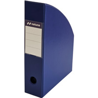 Pojemnik na czasopisma dokumenty A4 7cm PCV granatowy (SD-35-02) NATUNA