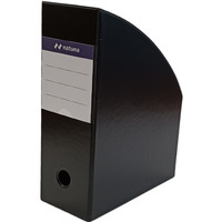 Pojemnik na czasopisma dokumenty A4 10cm PCV czarny (SD-36-01) NATUNA