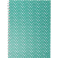 Koonotatnik Colour`Breeze A4 w kratk zielony 628477 ESSELTE