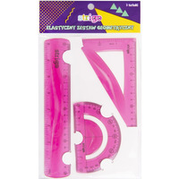 Zestaw geometryczny elastyczny r�owy SSC072