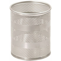 Przybornik du�y okr�g�y BV505-S srebrny TETIS drut