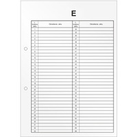 Przek�adki do akt osobowych E Wk�ad do segregatora 10 arkuszy DRU-055E BIURFOL