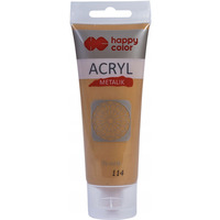 Farba akrylowa 75ml g��bokie z�oto metallik HA 7370 0075-114 HAPPY COLOR