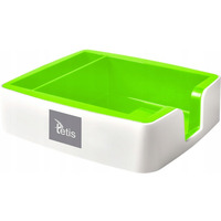 Przybornik na karteczki i wizyt�wki zielony BV400-Z TETIS