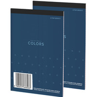 Blok notatnikowy w kratkę A7 notatnik 100 kartek klejony COLORS 400169236 TOP 2000