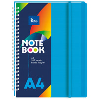 Ko�onotanik A4 100k kratka ok�adka PP niebieska 70g. KB060-NKA4 TETIS