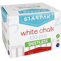 Kreda szkolna bia�a niepyl�ca (100szt.) STARPAK 472797