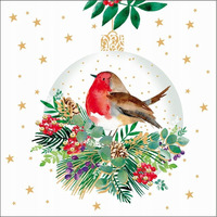 Serwetki świąteczne na Boże Narodzenie Święta 33x33cm papierowe 20 sztuk BN-132 AHA