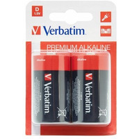 Bateria VERBATIM Premium Alkaline D/LR20 1, 5V alkaliczna blister (2szt) (49923)