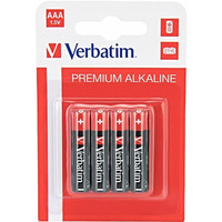 Bateria VERBATIM Premium Alkaline AAA/LR03 1,5V alkaliczna blister (4szt) (49920)