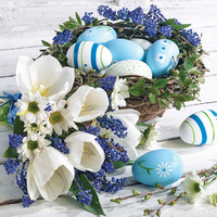 Serwetki Wielkanocne do koszyczka 33x33cm papierowe 20 sztuk na st� WN-098 AHA