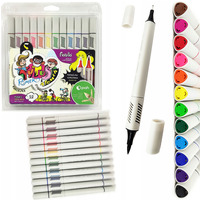 Pisaki dwustronne 12 kolorów SKETCH GR-F726-12T Tytus Romek i A`Tomek 160-2382 FIORELLO