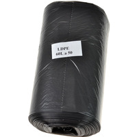 Worki na �mieci 60L LDPE czarne (50szt) 17 mic