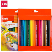 Kredki o��wkowe tr�jk�tne COLORUN 24 kolor�w EC00320 DELI