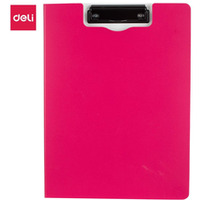 Deska z klipem pionowa A4 zamykana PP RIO r�owa EF75002 PINK DELI