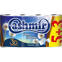 Papier toaletowy CASHMIR (5+3 rolki) 2-warstwy biały