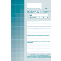 603-2Z Dziennik budowy A4 120 ponumerowanych stron Michalczyk i Prokop