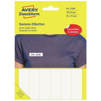 Etykieta identyfikatory imienne 76x19mm(10 arkuszy = 120etykiet) bia�e foliowe 51066 AVERY ZWECKFORM