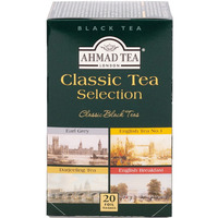 Herbata AHMAD Black Tea Selection czarna (20 torebek) (EARL GREY, ENGLISH No.1, DARJEELING, ENGLISH BREAKFAST)