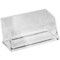 Przybornik na wizyt�wki NATUNA akrylowy 50x90mm