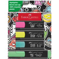 Zakre�lacze 1546 4kolory edycja graffiti opakowanie kartonowe 254690 FABER-CASTELL