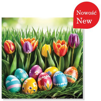 Serwetki Wielkanocne do koszyczka 33x33cm papierowe 20 sztuk na st� WN-103 AHA