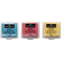 Gumka artystyczna czerw/nieb/��t etui 127321 Faber-Castell