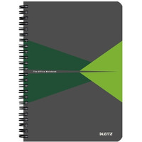 Koonotatnik LEITZ Office A5 w linie z ok.kar zielony 44590055