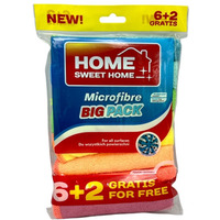 �ciereczka z mikrofibry uniwersalna 30x30cm (8szt) SPONTEX