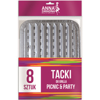 Tacki do grilla (8 sztuk) 28, 5cm x 22, 5cm ANNA ZARADNA AP-1766