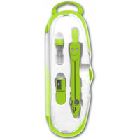 Cyrkiel szkolny z grafitem 2mm ( grafity +temper�wka) PC-101 zielony w etui TT7634 PENMATE