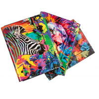 Teczka skrzyd�owa z gumk� LEW 4cm kolekcja AFRYKA 310/97 VAUPE