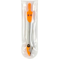 Cyrkiel szkolny z grafitem 2mm PC-100 pomara�czowy TT8005 PENMATE