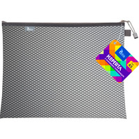 Koperta A5 z suwakiem metalowym CZARNA BT606-V TETIS