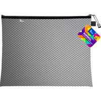 Koperta B4 z suwakiem metalowym CZARNA BT607-V TETIS