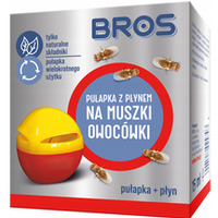 Pu�apka z p�ynem na muszki owoc�wki BROS