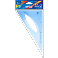 Ekierka prostok�tna 19cm NIEBIESKA BL014-B TETIS