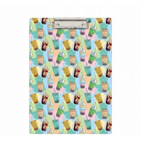 Deska z klipem A4 z nadrukiem BUBBLE TEA KHN-01-37 BIURFOL