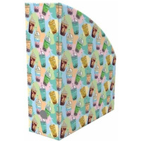 Pojemnik na dokumenty 10cm z nadrukiem BUBBLE TEA NSE-02-37 BIURFOL