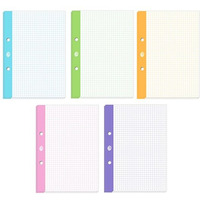 Wkład do segregatora A4 50k. kolorowy margines INTERDRUK