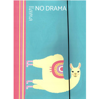 Teczka z gumk� LAMA turkusowa kolekcja NO PROBlama 302/96 VAUPE