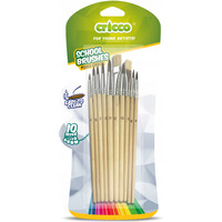 Pdzelki szkolne 10szt. blister CR364B10 CRICCO