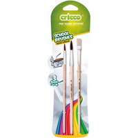 Pdzelki szkolne 3szt. blister CR364B3 CRICCO