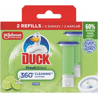 ¯elowy kr±¿ek do WC DUCK zapas 2x36ml lime