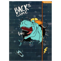 Teczka z gumk A4 SKATE DINO 536505 STARPAK